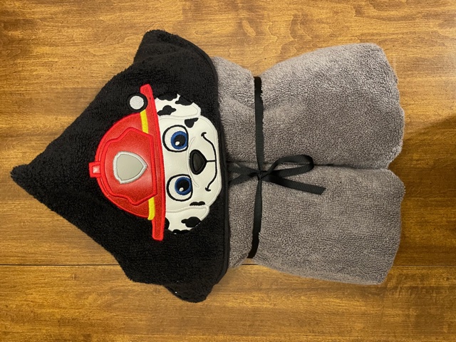 Fire Pup Hooded Towel