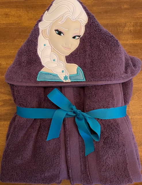 Snow Queen Hooded Towel