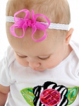 Organza Lace Newborn Headbands
