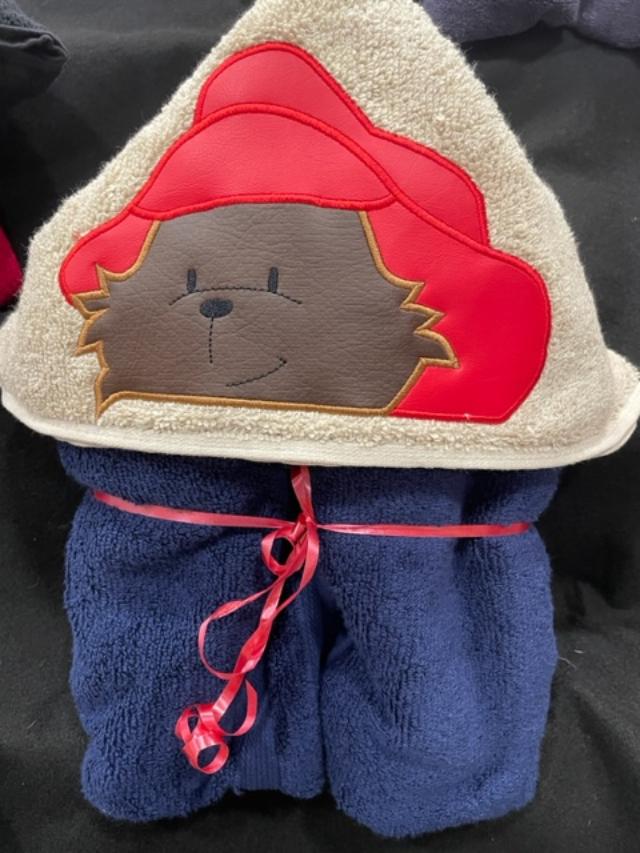 British Bear Hooded Towel