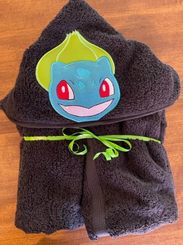 Water Turtle Hooded Towel