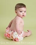 Pink and White Silk Flower Bloomers