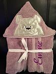Bulldog Hooded Towel