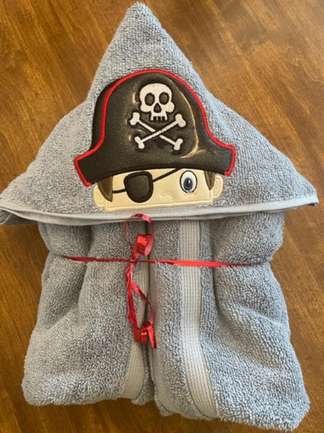 Pirate Hooded Towel