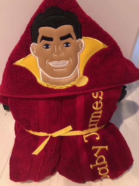 Thunderbolt Hero Hooded Towel