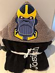 Angry Titan Supervillain Hooded Towel